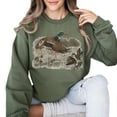 thumbnail image 5 of Vintage Mallard Duck Sweatshirt – Retro Duck Hunting Crewneck Sweater, Waterfowl Animal Lover Gift Unisex Pullover, 5 of 7