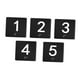 thumbnail image 4 of Letreros para salas de examen con números del 1 al 5 en braille, resistentes y multiusos, para centros de pruebas de asistencia direccional., 4 of 9