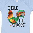 thumbnail image 4 of Inktastic Farmer I Rule The Roost Rooster Boys or Girls Baby Bodysuit, 4 of 5
