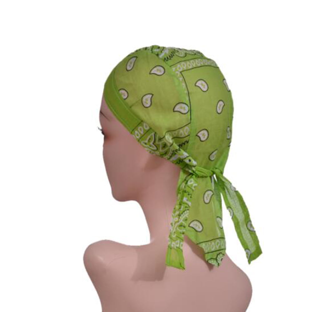 Women Men Hippie Head Wrap Sun Cap Multipurpose Head Cover Headwear