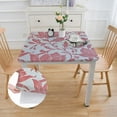 thumbnail image 2 of Acheng Flowers Square Tablecloth Washable for Home Kitchen Outdoor Decoration 100% Polyester Fiber 52*52, 2 of 8