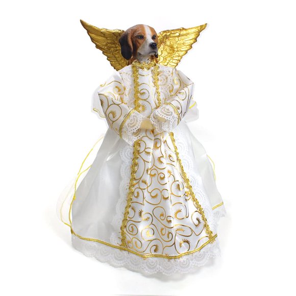 Conversation Concepts Beagle Angel Christmas Tree Topper