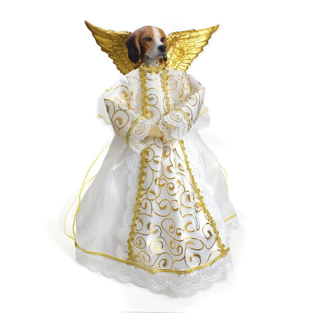 Conversation Concepts Beagle Angel Christmas Tree Topper