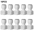 thumbnail image 1 of BUYISI 10Pcs Water Purifiers Connector Fridge Water Connector Drinking Fountains Compatible, 1 of 4