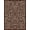 Brown, Pattern 10, variant on ODIKA 4'x6' Machine Washable Non-Slip Area Rug, Holiday Crochet Yarn Project Pre Printed Guide High Traffic Rug, Pink, 647362