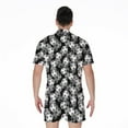 thumbnail image 2 of Black And White Soccer Ball Short Sleeve Men'S Rompers Casual Summer Jumpsuits Outfit, 2 of 4