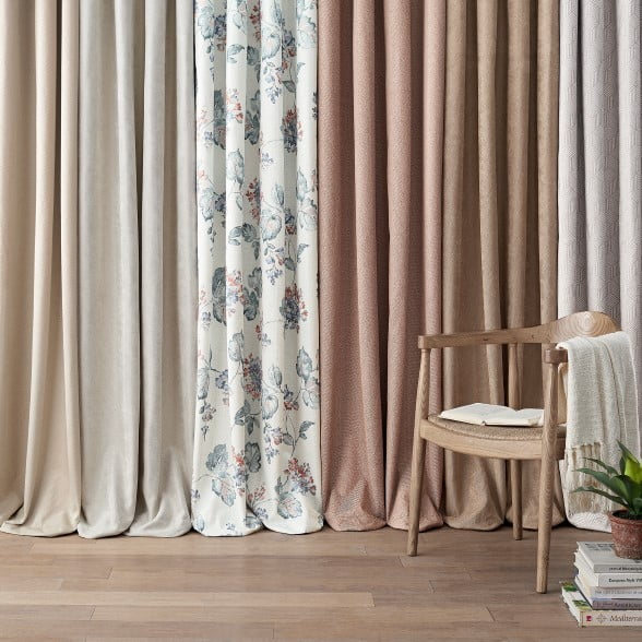 Eclipse Allure Draft Stopper, 100% Blackout Grommet Top Curtain Panel, Blush Pink, 50 x 63