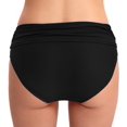 thumbnail image 3 of SURJDE Women's Bathing Suit Bottoms Full Coverage Ruched Bikini Tankini Bottom Swimsuit Brief, 3 of 3