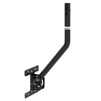 Universal 180°Adjustable TV Antenna J-Pole Aerial Bracket Black