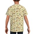 thumbnail image 5 of Wukai Cartoon Dinosaurs Youth Unisex Short Sleeve T-Shirt for Boys, Girls, Teens, and Kids-Large, 5 of 7