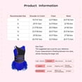 thumbnail image 5 of Choomomo Kids Girls Ballet Dance Tutu Dress Latin Dance Leotard Hip Hop Jazz Performance Outfits Bodysuit Light Blue 10, 5 of 5