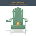 thumbnail image 6 of ACEGOSES 4Pcs Outdoor Folding Adirondack Chair Patio Plastic Fire Pit Chair for Outside, Deck and and Balcony,Green, 6 of 7