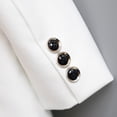 thumbnail image 6 of LIJCC Toddler Boy Formal Suit Clothes Gentleman Wedding Dress Outfit Long Sleeve Dress Shirt Jacket 5 PCS Set(White,6-7 Years), 6 of 9