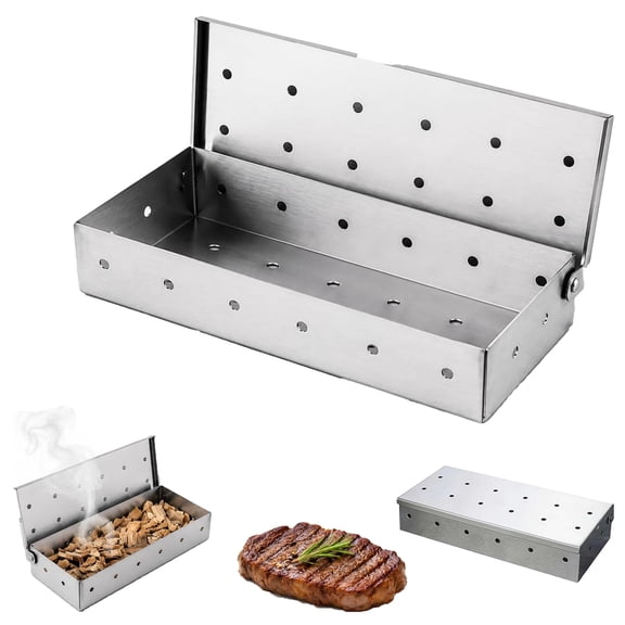 Stainless Steel BBQ Smoker Box - Infuse Smoky Flavor