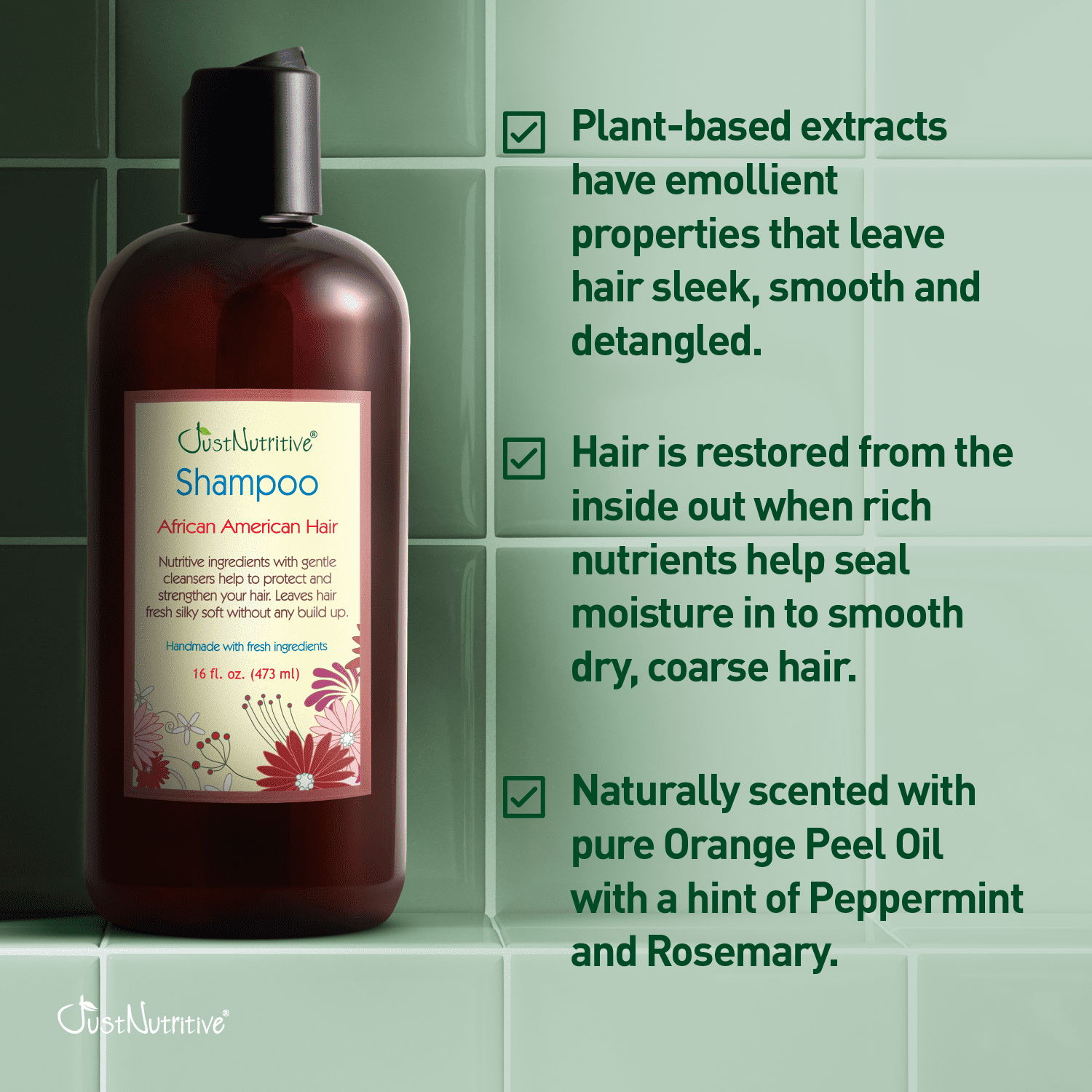 Just natural hair care african american natural hair shampoo hotsell