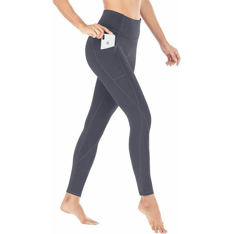 Heathyoga Yoga Pants with Pockets, Women's Yoga High Waisted Leggings, M,  L, XXL