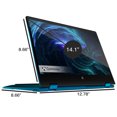 thumbnail image 2 of Gateway 14.1" 2-in-1 Elite Notebook, FHD, Intel® Core™ i7-1165G7, Intel® Iris® Xe Graphics, 256GB SSD, 8GB RAM, THX Spatial Audio, 2MP Camera, HDMI, Stylus Included, Windows 11 Home, Blue, 2 of 14