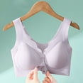 thumbnail image 4 of Women's Fashionable And Casual Non Wired Front Buckle Vest Style Bra, 4 of 4