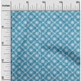 thumbnail image 2 of oneOone Polyester Spandex Medium Blue Fabric Block Craft Projects Decor Fabric Printed By The Yard 56 Inch Wide-D3, 2 of 5