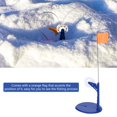 thumbnail image 3 of Qiilu Ice Fishing Rod Tip-Up Compact Metal Pole Orange Flag Angler Tackle Accessory,Ice Fishing Rod Tip-Up, Fishing Accessory, 3 of 7