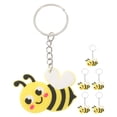 thumbnail image 1 of 6 llaveros con temática de abejas para fiestas, mochilas, bolsos, colgantes, llaveros de abejas, 1 of 8