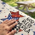 thumbnail image 4 of EGNMCR Patriotic Tablecloths 4th Of July Decorative Tablecloth And Table Runner Independence Day Patriotic Table Linen Set Dining Table Home Decoration Linen tables runner, 4 of 7