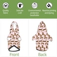 thumbnail image 6 of Gaeub Leopard Print Dog Hoodie Sweatshirts Warm Dog Clothes for Small Dogs,Puppy and Cat Costume-Medium, 6 of 7