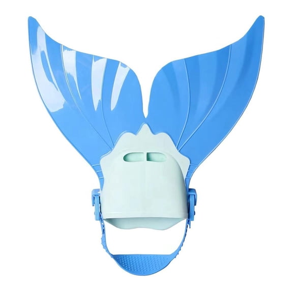 Gytml Monofin Swim Fin, One-Piece Training Monofin For Adults, Adjustable Foot Strap Monopod Fin For Pool & Open Water Swimming, Competitive Swim Training Equipment(D-42X41X4Cm)