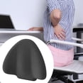 thumbnail image 6 of TOOYFUL Lumbar Support Pillows Cushion Back Cushion Waist Cushion Sturdy Gifts Car Seats Cushion for Car Seats Office Desk Chair Student Dark Gray, 6 of 10