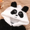 thumbnail image 5 of Weebloom Baby Loungewear Toddler Long Sleeve Cartoon Panda Jumpsuits Kids Fall Winter Clothes Sleepwear Comfortable 3-6 Months, 5 of 9
