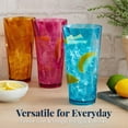 thumbnail image 3 of US Acrylic Optix Plastic Reusable Drinking Glasses (Set of 8)  Water Cups in Jewel Tone Colors | BPA-Free Tumblers, Made in USA | Top-Rack Dishwasher Safe, 3 of 8
