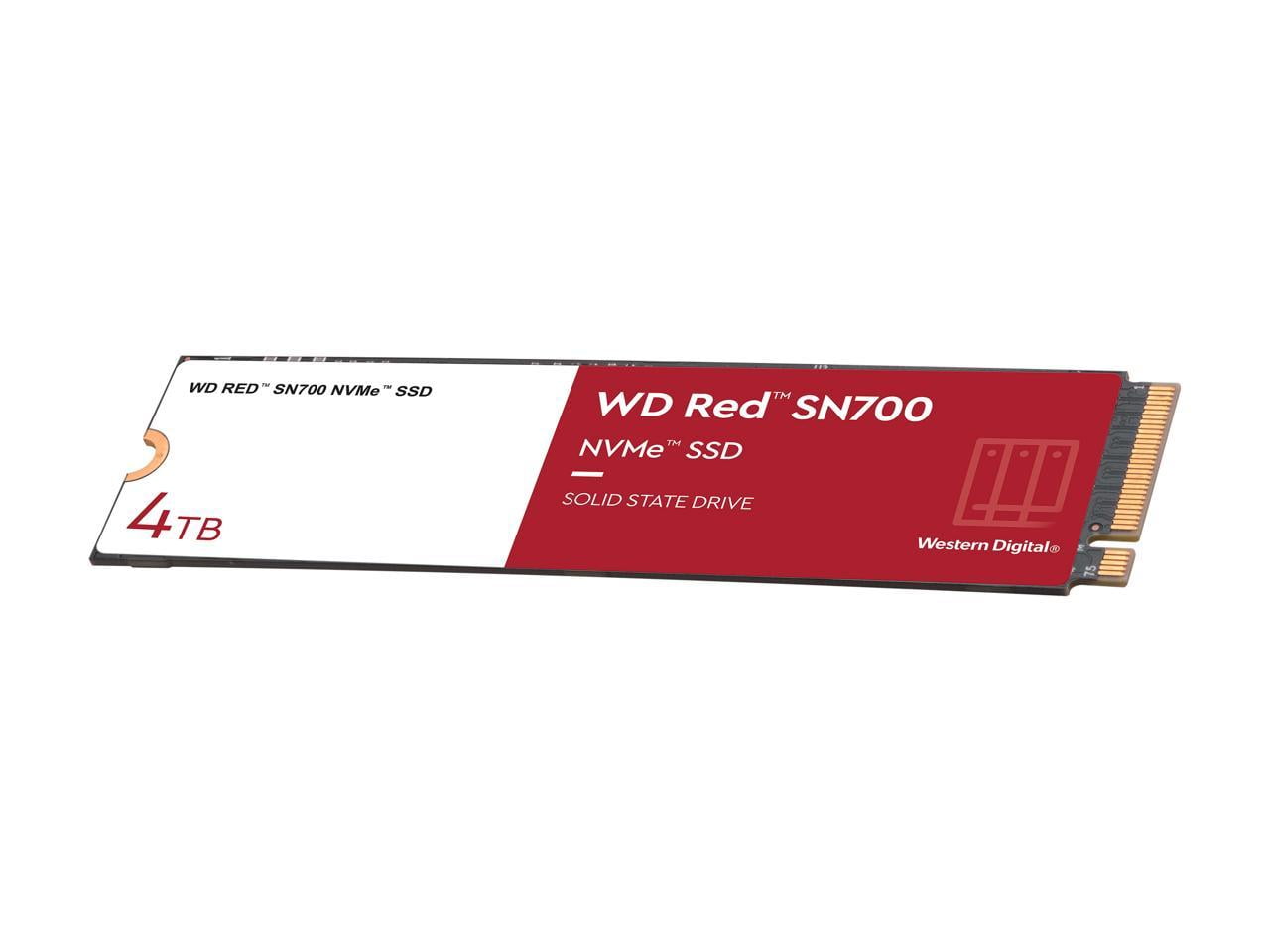 Western Digital 4TB WD Red SN700 NVMe Internal Solid State Drive SSD for NAS  Devices - Gen3 PCIe, M.2 2280, Up to 3,400 MB/s - WDS400T1R0C : :  Clothing & Accessories