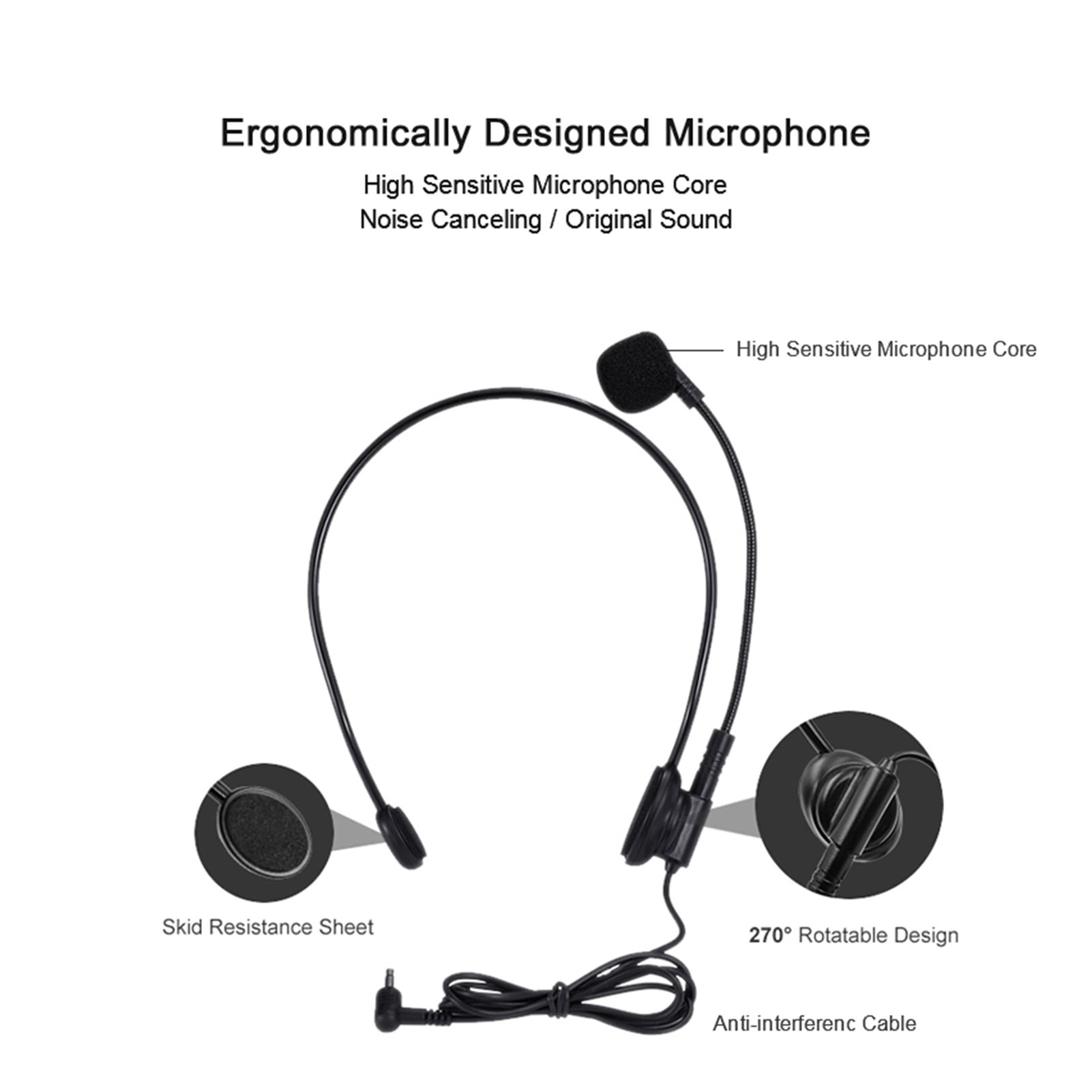 15W Portable Voice Amplifier Wired Microphone AUX Recording Personal Audio Bluetooth Speaker For Teachers Instructor S298 ,Easy to Operate