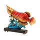 thumbnail image 4 of Estatua de Arowana, adorno de escritorio, escultura de Animal coleccionable, estatua moderna para estante de oficina, escritorio de año Nuevo, Azul, 4 of 8