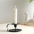 thumbnail image 1 of Milisten 2Ud Soporte De Velas Metálico Negro Para De Y Fiestas Especiales, 1 of 8