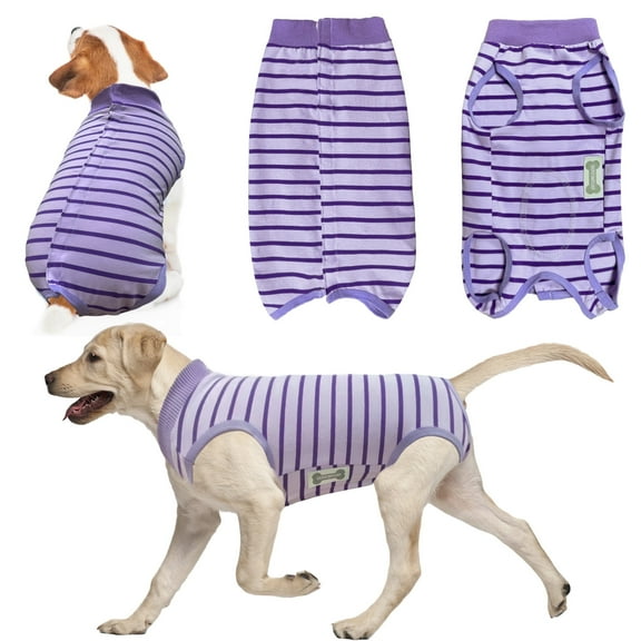 YANGUMGUAN Dog Surgical Recovery Suit Dog Cat Onesie after Surgery, Recovery Suit for Female Male Dogs Cats, Purple M