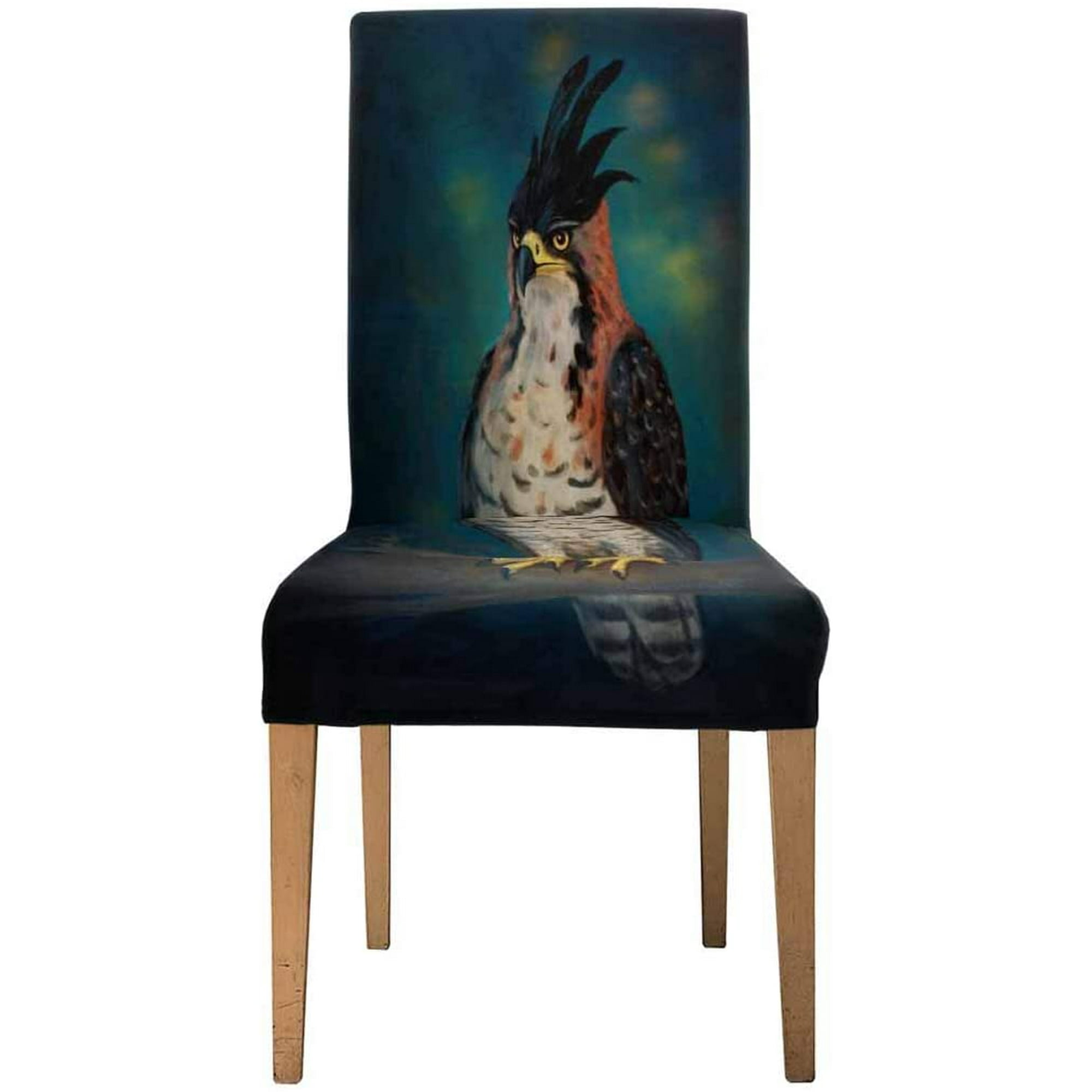 HATIART The Ornate Hawk Eagle Bird of Prey Stretch Chair Cover Protector Seat Slipcover for Dining Room Hotel Wedding Party Set of 1 Walmart