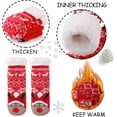 thumbnail image 5 of Boys Girls Slipper Socks Cute Animal, Fuzzy Winter Warm Fleece Lining Christmas Socks With Grippers (1Pairs), 5 of 6