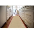 thumbnail image 2 of Linon Home Decor Faux Sisal Area Rug or Runner Collection, Natural and Red, 13' x 13', 2 of 5