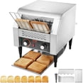 thumbnail image 1 of VEVOR Commercial Conveyor Toaster, 300 Slices/Hour Conveyor Belt Toaster, Heavy Duty Stainless Steel Commercial Toaster Oven, Electric Restaurant Commercial Toaster for Toast Bun, Bagel, Bread, 1 of 9