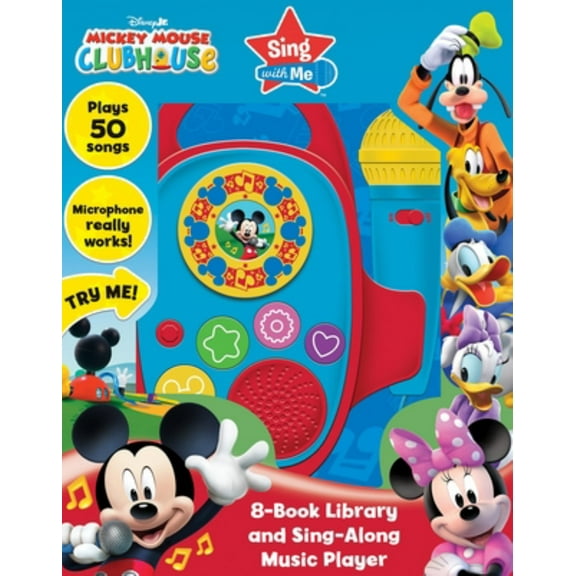 Disney Junior Mickey Mouse Clubhouse: Sing with Me 8-Book Library and Sing-Along Music Player (Hardcover)