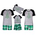 thumbnail image 1 of Pijamas navideños familiares de manga corta y pantalones cortos Herrnalise, conjuntos a juego con estampado de árboles, pijamas familiares navideños 2024, conjuntos de pijamas navideños a juego, ropa, 1 of 5