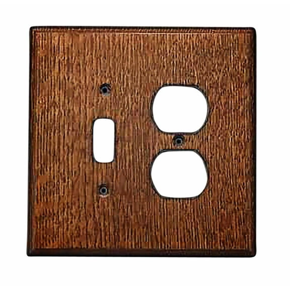 Switchplate Oak Toggle/Outlet | Renovator's Supply