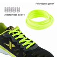 thumbnail image 1 of 1 par de cordones para perezosos sin atar de 100CM, zapatos de goma elásticos, zapatillas de encaje, cordones elásticos seguros para niños, 16 colores, Francia Gao Jinjia LED, 1 of 2