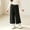 Black, variant on WQNVRNR Girls Wide-Leg Pants High Waist Lace Trim Elastic Waist Fall Casual Pants Black 10 Years