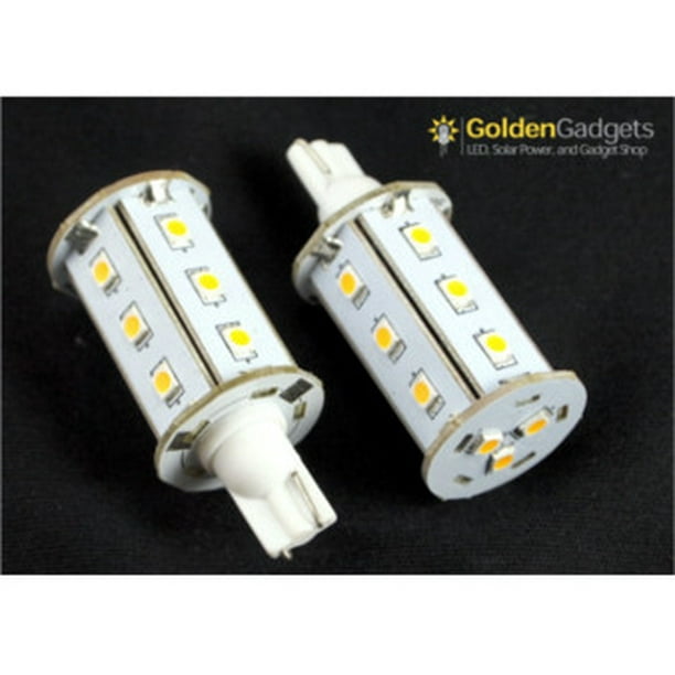 GoldenGadgets 921 194 RV LED Light Bulb 2 Pack 3 Watt 300 Lumen