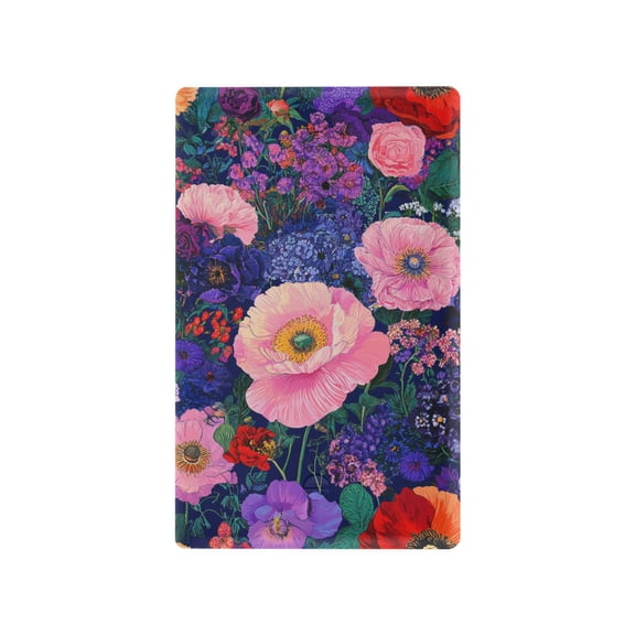 Yayeee Blank Wall Plate Cover 1-Gang 4.5"x2.7" Home Unused Decorative Outlet, Beautiful Floral Pattern