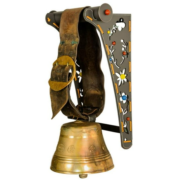 Meyda 150519 14 5 In Swiss Cow Bell Wall Bracket 44 Bell Belt By Customer Walmart Com Walmart Com