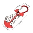 thumbnail image 3 of EGNMCR Outdoor Spring-fixed Fishbone Nails Metal buckle, 3 of 6