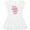 AA-White, variant on Inktastic I've Got Daddy Wrapped Around My Little Finger Girls Baby Dress
